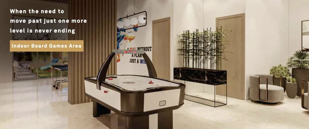 Indoor games room