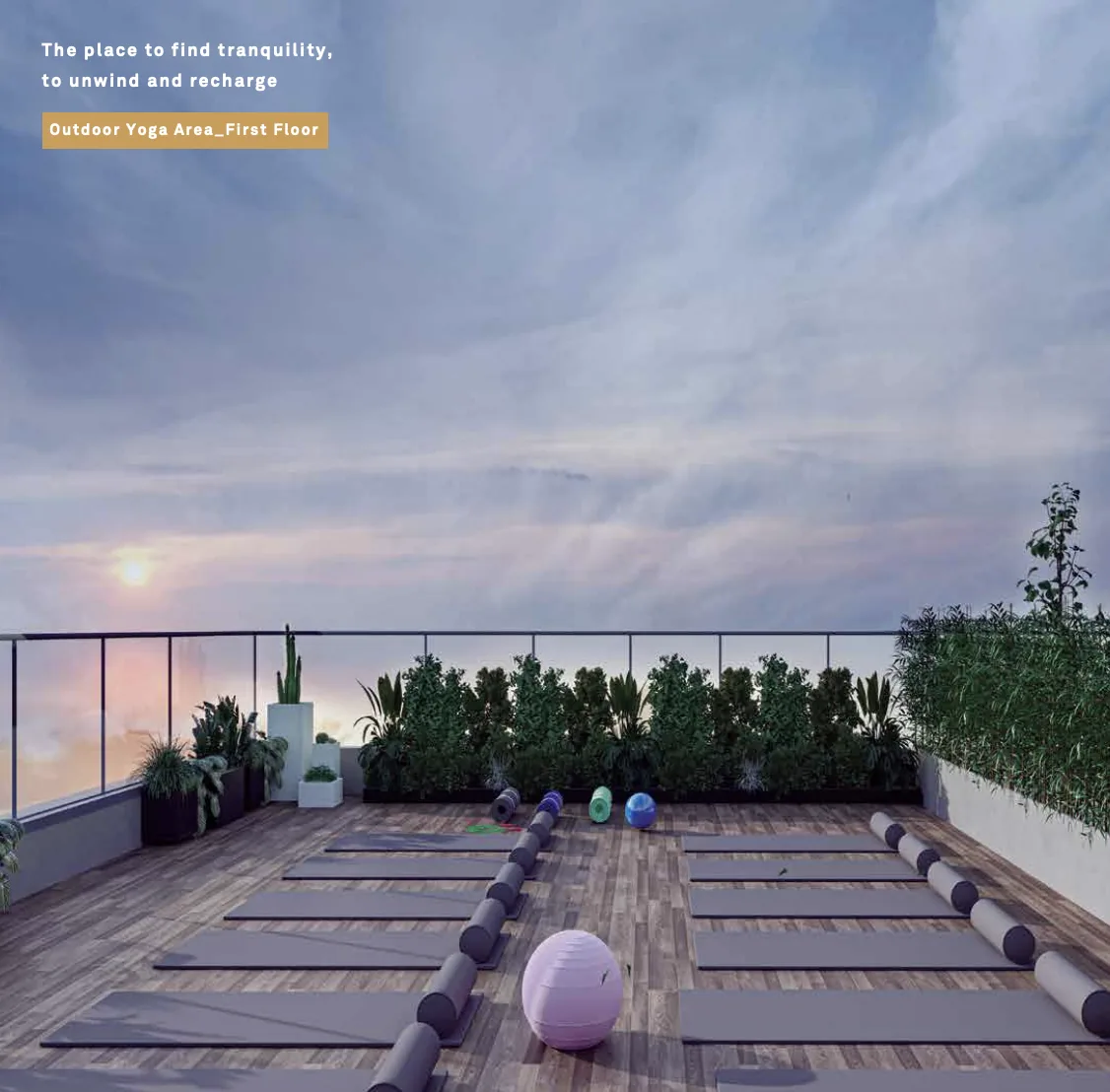 Rooftop deck